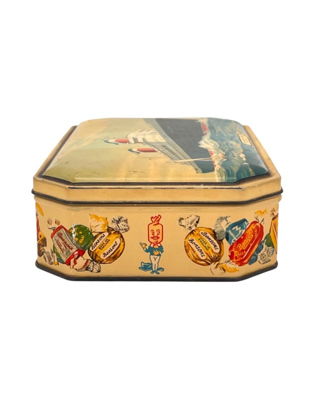 Vintage Bensons English Confectionery Tin SS United States Shawshank Redemption - Picture 5 of 10